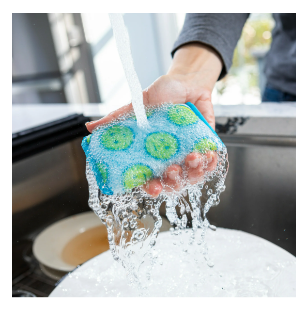 Scrub Daddy Scour Daddy Fibras para Restregar sin Rayar, 3 Unidades