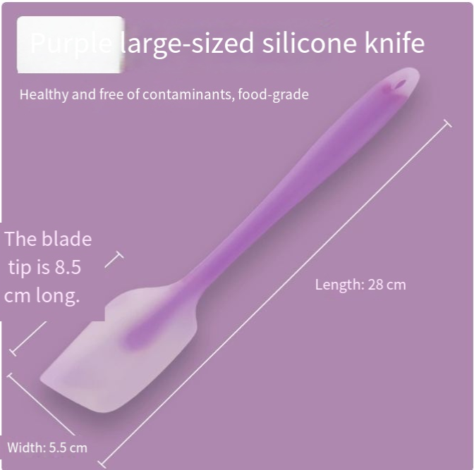 Raspador de silicona translúcida