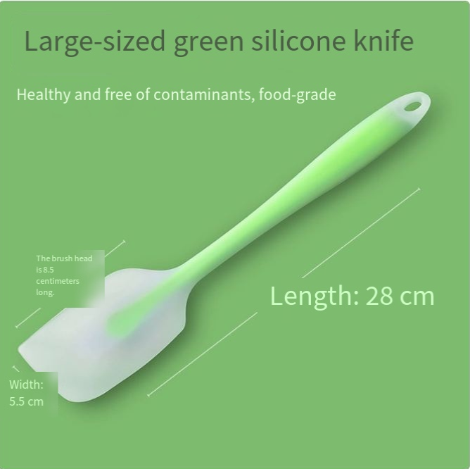 Raspador de silicona translúcida